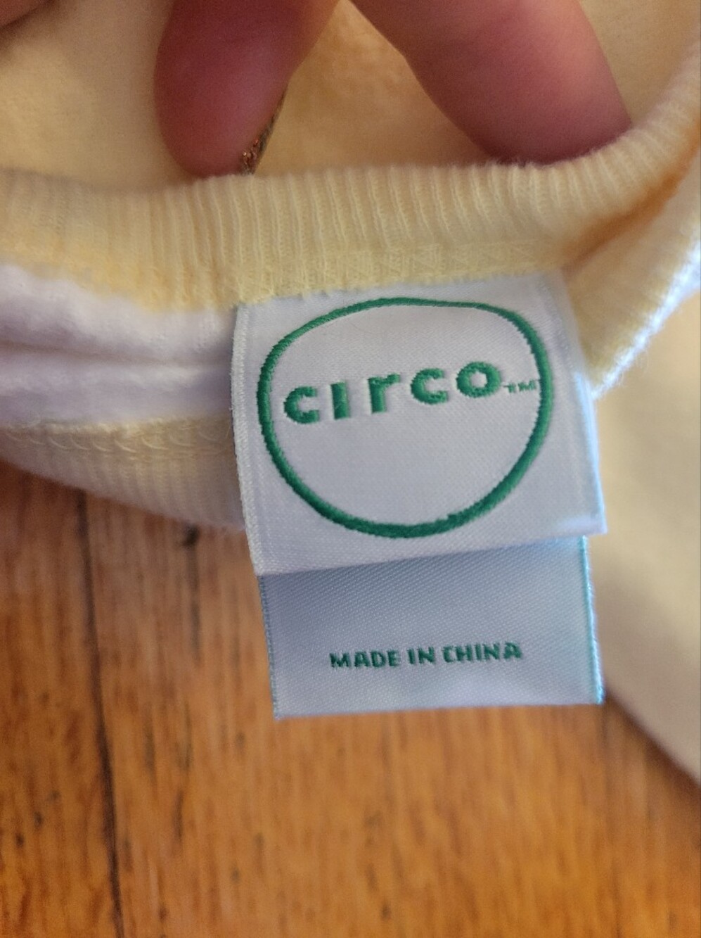 Circo Cream Triangle Swaddle with Star and Moon Detail - Picture 3 of 7